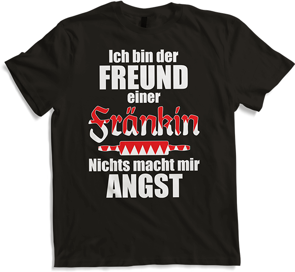 Produktbild von T-Shirt Lustiger Franken Spruch | Freund einer Fränkin Frankenland