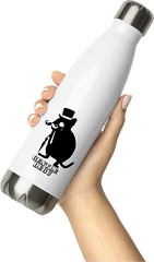 Produktbild von Thermosflasche von Hand gehalten Lustiger Gentleman Degu | Gentle Degus | Geschenk Deguhalter