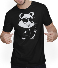 Produktbild von T-Shirt mit Mann Lustiger Hamster mit Sonnenbrille Hamster