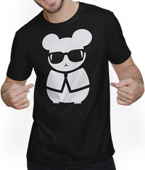 Produktbild von T-Shirt mit Mann Lustiger Hamster mit Sonnenbrille Hamster