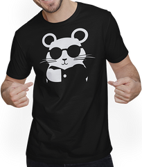 Produktbild von T-Shirt mit Mann Lustiger Hamster mit Sonnenbrille Hamster