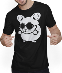 Produktbild von T-Shirt mit Mann Lustiger Hamster mit Sonnenbrille Hamster