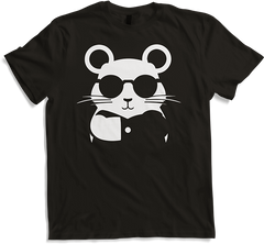 Produktbild von T-Shirt Lustiger Hamster mit Sonnenbrille Hamster