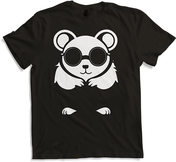 Produktbild von T-Shirt Lustiger Hamster mit Sonnenbrille Hamster