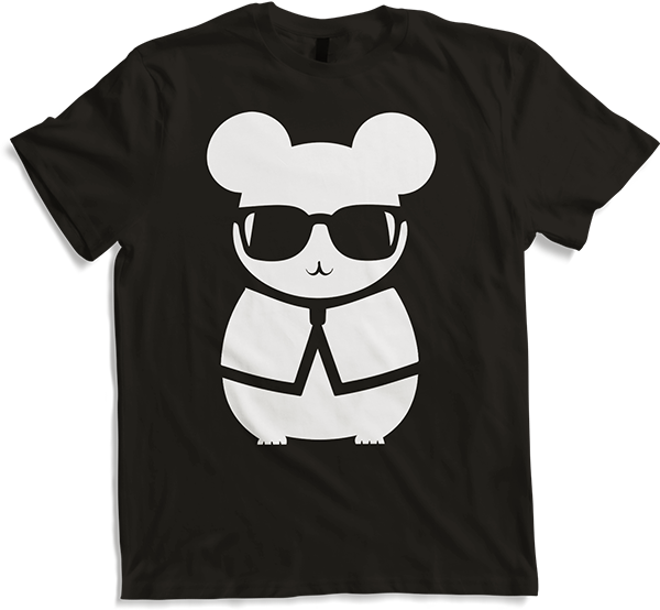 Produktbild von T-Shirt Lustiger Hamster mit Sonnenbrille Hamster