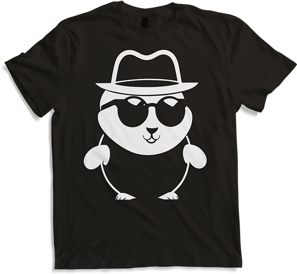 Produktbild von T-Shirt Lustiger Hamster mit Sonnenbrille Hamster