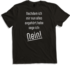 Produktbild von T-Shirt Lustiger Nein-Sager Spruch | Nein sagen