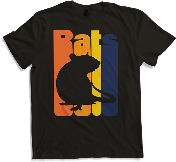 Produktbild von T-Shirt Lustiger Ratten Spruch | Farbratte für Rattenhalter | Retro