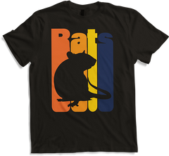 Produktbild von T-Shirt Lustiger Ratten Spruch | Farbratte für Rattenhalter | Retro
