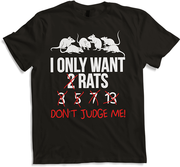 Produktbild von T-Shirt Lustiger Ratten Spruch | Für Rattenbesitzer Rattenhalter