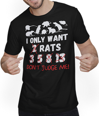 Produktbild von T-Shirt mit Mann Lustiger Ratten-Spruch für Mütter, Ratten, Mutter, Haustiere, Ratten