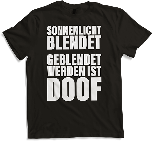 Produktbild von T-Shirt Lustiger Spruch Gothics Grufties Metaller Sonnenlicht
