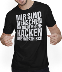 Produktbild von T-Shirt mit Mann Lustiger Spruch übers kacken | Geschenk für Männer