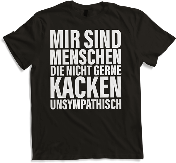 Produktbild von T-Shirt Lustiger Spruch übers kacken | Geschenk für Männer