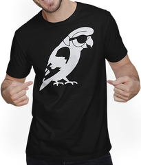 Produktbild von T-Shirt mit Mann Lustiger Vogel mit Sonnenbrille Cool Bourke's Sittich