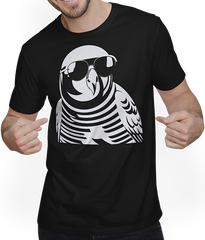 Produktbild von T-Shirt mit Mann Lustiger Vogel mit Sonnenbrille Cool Bourke's Sittich