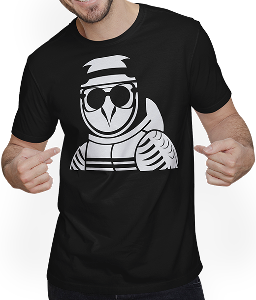 Produktbild von T-Shirt mit Mann Lustiger Vogel mit Sonnenbrille Cool Bourke's Sittich