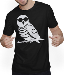 Produktbild von T-Shirt mit Mann Lustiger Vogel mit Sonnenbrille Cool Bourke's Sittich