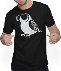 Produktbild von T-Shirt mit Mann Lustiger Vogel mit Sonnenbrille Cool Bourke's Sittich