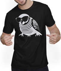 Produktbild von T-Shirt mit Mann Lustiger Vogel mit Sonnenbrille Cool Bourke's Sittich
