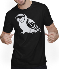 Produktbild von T-Shirt mit Mann Lustiger Vogel mit Sonnenbrille Cool Bourke's Sittich