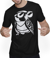 Produktbild von T-Shirt mit Mann Lustiger Vogel mit Sonnenbrille Cool Bourke's Sittich