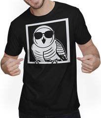 Produktbild von T-Shirt mit Mann Lustiger Vogel mit Sonnenbrille Cool Bourke's Sittich