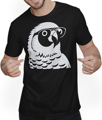 Produktbild von T-Shirt mit Mann Lustiger Vogel mit Sonnenbrille Cool Bourke's Sittich