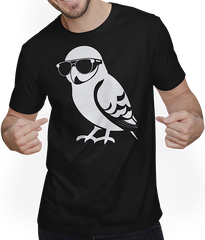 Produktbild von T-Shirt mit Mann Lustiger Vogel mit Sonnenbrille Cool Bourke's Sittich