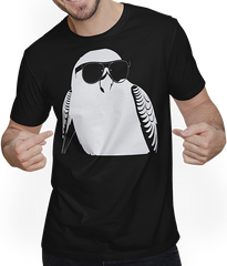 Produktbild von T-Shirt mit Mann Lustiger Vogel mit Sonnenbrille Cool Bourke's Sittich