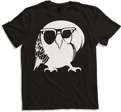 Produktbild von T-Shirt Lustiger Vogel mit Sonnenbrille Cool Bourke's Sittich
