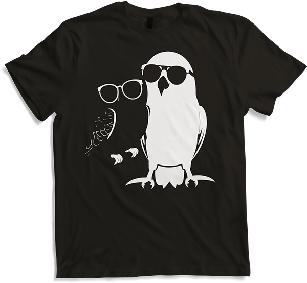Produktbild von T-Shirt Lustiger Vogel mit Sonnenbrille Cool Bourke's Sittich