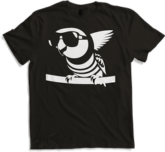 Produktbild von T-Shirt Lustiger Vogel mit Sonnenbrille Cool Bourke's Sittich