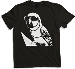 Produktbild von T-Shirt Lustiger Vogel mit Sonnenbrille Cool Bourke's Sittich