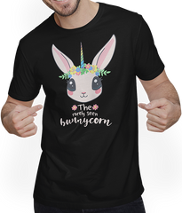 Produktbild von T-Shirt mit Mann Lustiges Bunnycorn Einhorn Kaninchen Hasen Geschenk Ostern