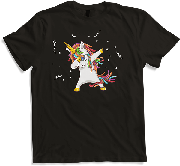 Produktbild von T-Shirt Lustiges Dab Einhorn | Dabbing Unicorn Geschenk | Regenbogen