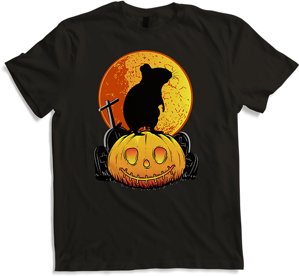 Produktbild von T-Shirt Lustiges Degu Halloween | Geschenk für Deguhalter | DEGUS