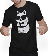 Produktbild von T-Shirt mit Mann Lustiges Eichhörnchen mit Sonnenbrille, Eichhörnchen