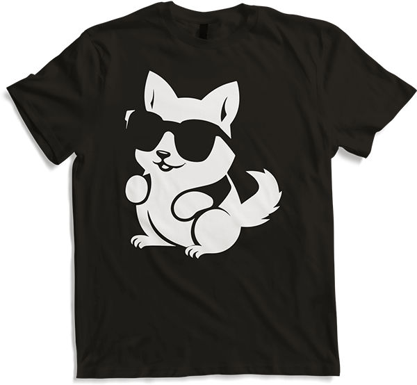 Produktbild von T-Shirt Lustiges Eichhörnchen mit Sonnenbrille, Eichhörnchen