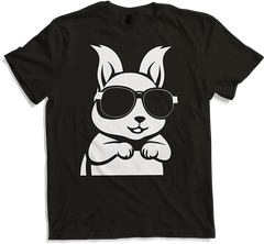 Produktbild von T-Shirt Lustiges Eichhörnchen mit Sonnenbrille, Eichhörnchen