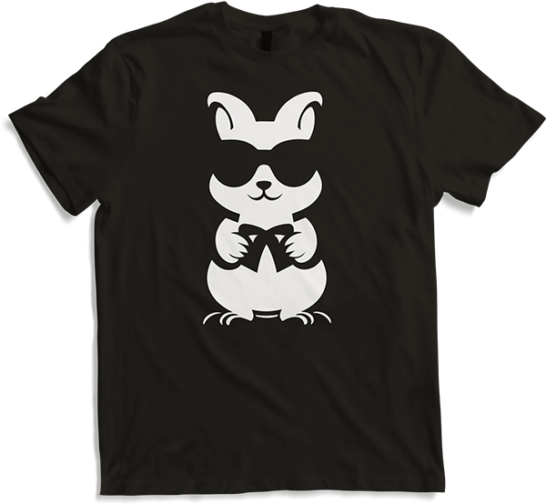 Produktbild von T-Shirt Lustiges Eichhörnchen mit Sonnenbrille, Eichhörnchen