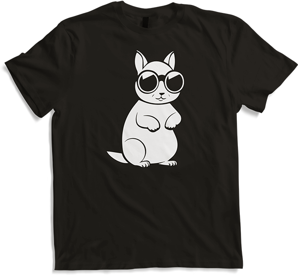 Produktbild von T-Shirt Lustiges Eichhörnchen mit Sonnenbrille, Eichhörnchen