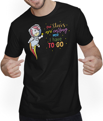Produktbild von T-Shirt mit Mann Lustiges Einhorn | Unicorn Astronaut | Süßer Spruch Kinder