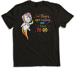 Produktbild von T-Shirt Lustiges Einhorn als Astronaut im Weltall T-Shirt