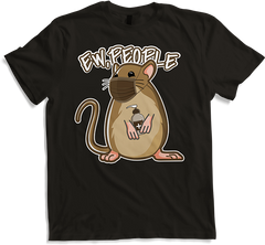 Produktbild von T-Shirt Lustiges Ew People Motiv Rennmaus die Maske trägt Gerbil