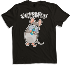 Produktbild von T-Shirt Lustiges Ew People Motiv Rennmaus die Maske trägt Gerbil