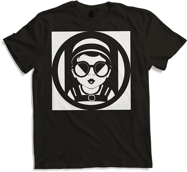Produktbild von T-Shirt Lustiges Kleinkind trägt Sonnenbrille Cooles Baby