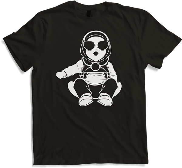 Produktbild von T-Shirt Lustiges Kleinkind trägt Sonnenbrille Cooles Baby