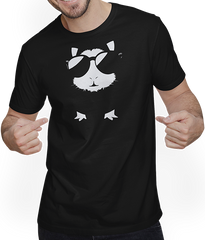 Produktbild von T-Shirt mit Mann Lustiges Meerschweinchen mit Sonnenbrille Meerschweinchen