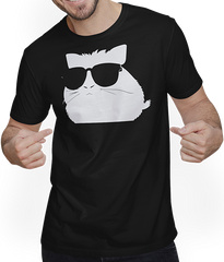 Produktbild von T-Shirt mit Mann Lustiges Meerschweinchen mit Sonnenbrille Meerschweinchen